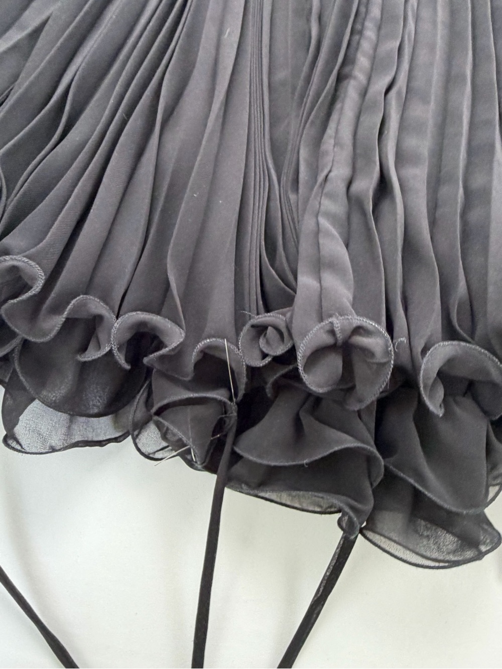 Alberto Makali Avant Garde Chiffon Bubble Hem Dress Gothic Fairy Grunge Mini Med - Picture 10 of 12